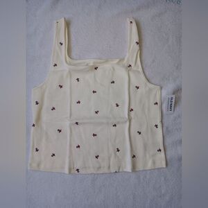 Old Navy Women's Ultra-Crop Rib-Knit Top NWT